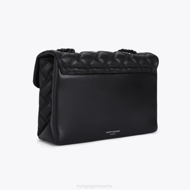 Kurt Geiger mujer empaparse de londres kensington 2LPR42 | bolsas negro